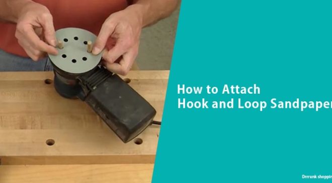 How to Attach Hook and Loop Sandpaper