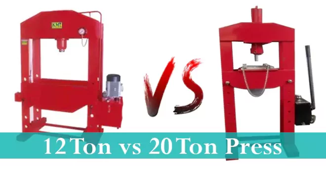 12 Ton vs 20 Ton Press