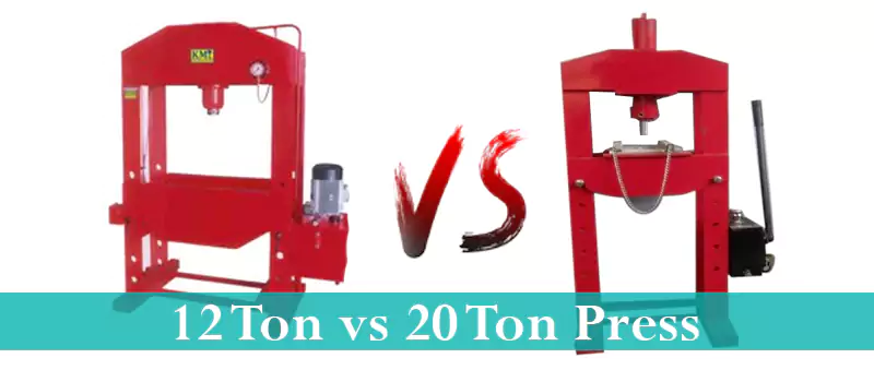 12 Ton vs 20 Ton Press